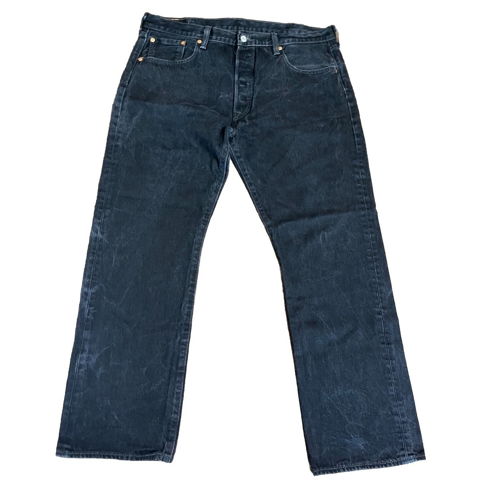Men's Levi's 501 XX Black Jeans‎ Size 38x30  Button Fly